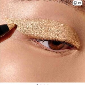 Victoria Beckham Satin Kajal  Eyeliner Long Wear Waterproof GOLD LAME Metallic